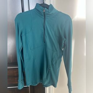 emerald green small stripped lululemon pullover